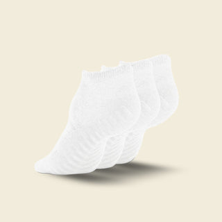 Men's Ankle Grip Socks 3-Pack, White