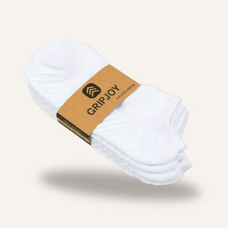 Men's Ankle Grip Socks 3-Pack, White