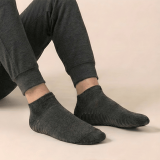Men's Ankle Grip Socks 1-Pair, Charcoal