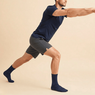 Men's Crew Grip Socks 1-Pair, Navy