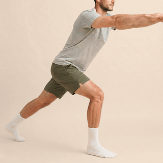 Men's Crew Grip Socks 3-Pack, White