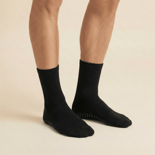 Men's Crew Grip Socks 1-Pair, Black