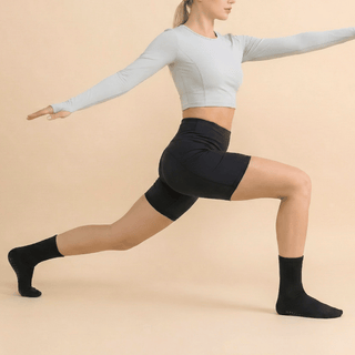 Women's Crew Grip Sock 3-Pack, Black