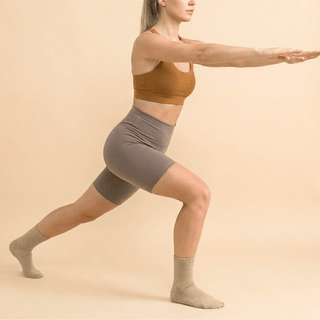 Women's Crew Grip Socks 3-Pack, Beige