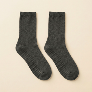 Women's Crew Grip Sock 3-Pack, Charcoal