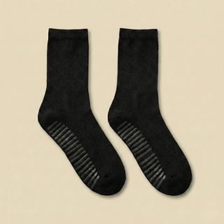 Women's Crew Grip Socks 1-Pair, Black