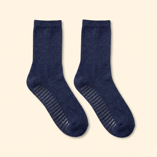 Women's Crew Grip Socks 3-Pack, Navy