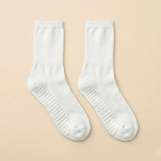 Women's Crew Grip Socks 3-Pack, White