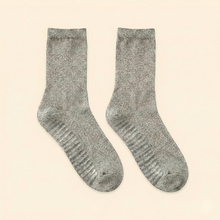 Men's Crew Grip Socks 1-Pair, Gray