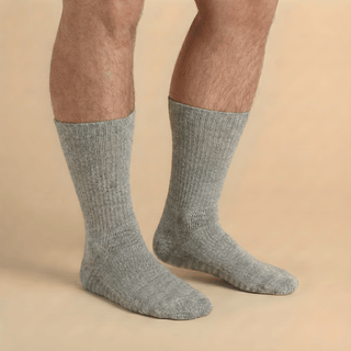 Men's Diabetic Grip Socks 3-Pack, Gray