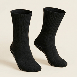 Men's Diabetic Grip Socks 3-Pack, Black