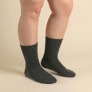 Women's Diabetic Grip Socks 3-Pack, Mix Gray