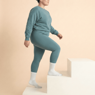 Women's Diabetic Grip Socks 3-Pack, White