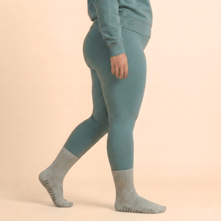 Women's Diabetic Grip Socks 3-Pack, Mix Gray