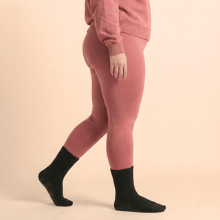 Women's Diabetic Grip Socks 3-Pack, Black