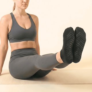 Women's Ankle Grip Socks 1-Pair, Black