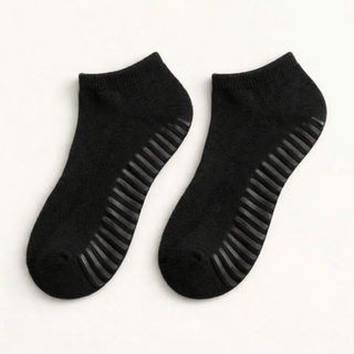 Men's Ankle Grip Socks 1-Pair, Black