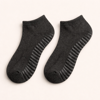 Women's Ankle Grip Socks 1-Pair, Charcoal