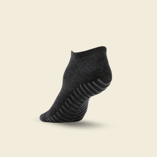 Men's Ankle Grip Socks 1-Pair, Charcoal