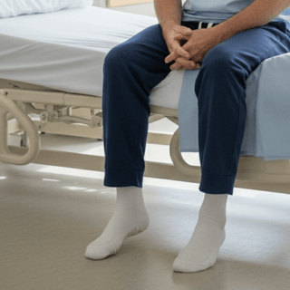 Men's Crew Grip Socks 1-Pair, White