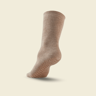 Men's Crew Grip Socks 1-Pair, Beige