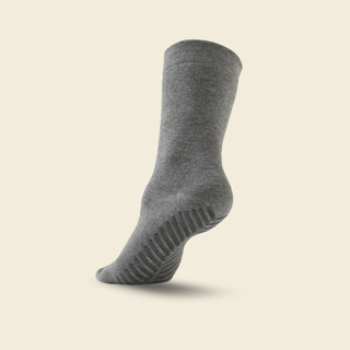 Men's Crew Grip Socks 1-Pair, Gray