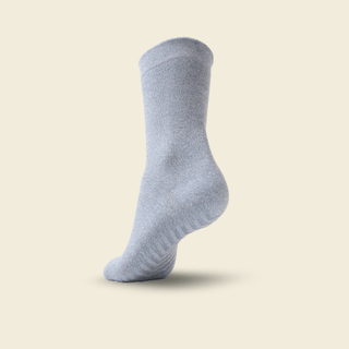 Men's Crew Grip Socks 1-Pair, Heather Blue