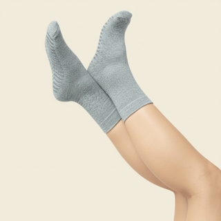 Women's Crew Grip Socks 1-Pair, Heather Green