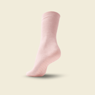 Women's Crew Grip Socks 1-Pair, Heather Pink