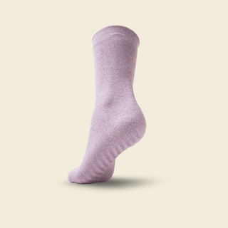 Women's Crew Grip Socks 1-Pair, Heather Purple