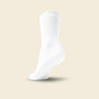 Men's Crew Grip Socks 1-Pair, White