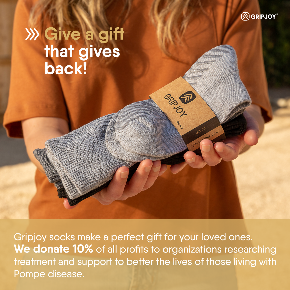 Women&#39;s Light Grey Diabetic Socks with Grippers x3 Pairs - Gripjoy Socks