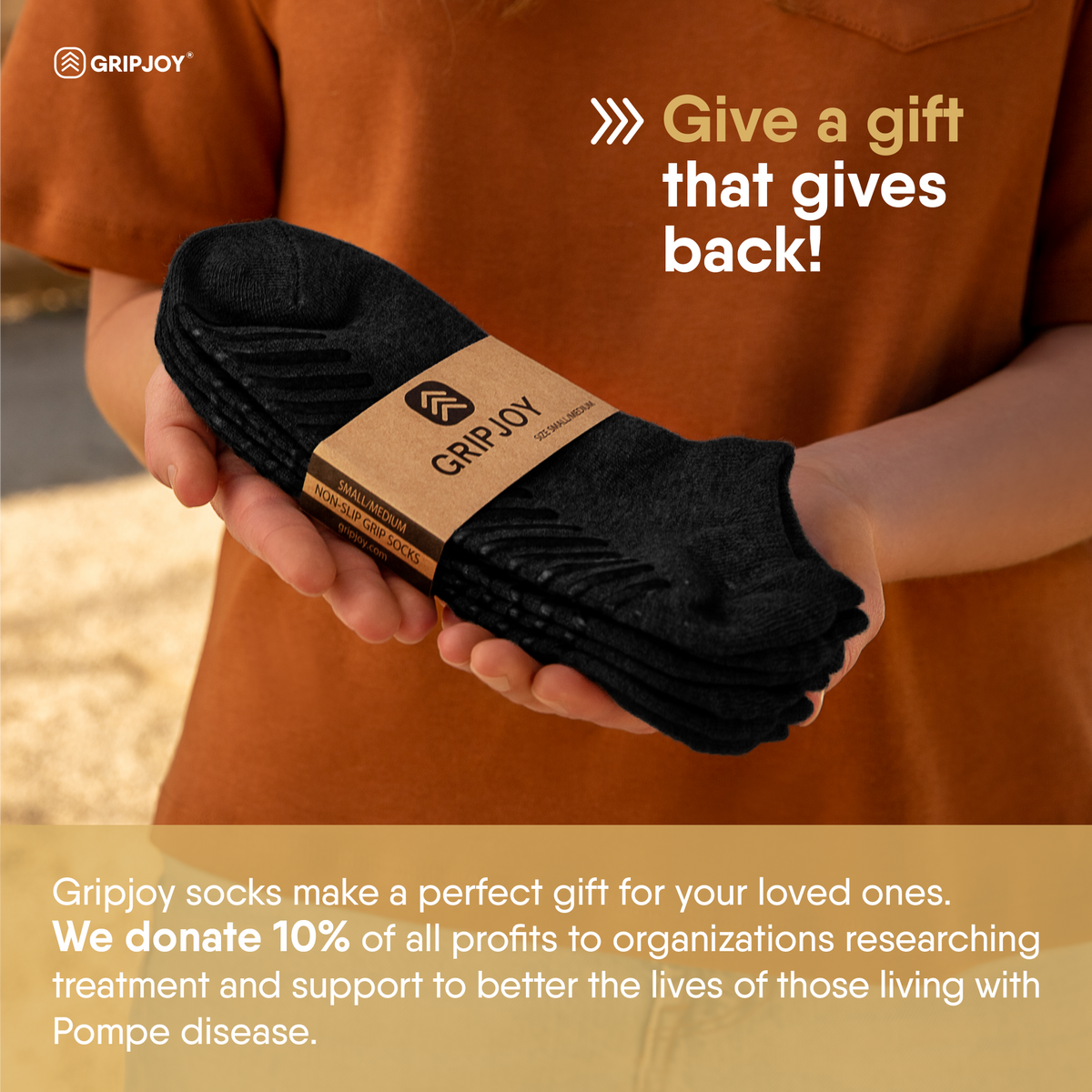 Black Men&#39;s Low Cut Ankle Non Skid Socks - 3 pairs - Gripjoy Socks